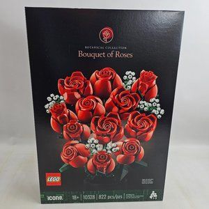 Lego Icons Bouquet of Roses Set 2024 Limited Release NEW Valentine's
